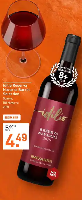 Gall & Gall Idilio Reserva Navarra Barrel Selection aanbieding