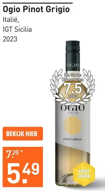 Gall & Gall Ogio Pinot Grigio aanbieding