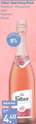 Gall & Gall Faber Sparkling Rosé aanbieding