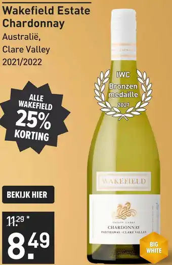 Gall & Gall Wakefield Estate Chardonnay aanbieding