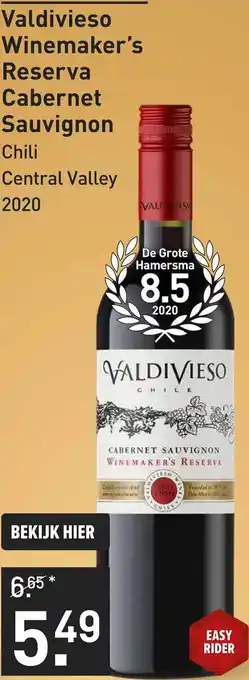 Gall & Gall Valdivieso Winemaker's Reserva Cabernet Sauvignon aanbieding