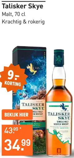 Gall & Gall Talisker Skye aanbieding