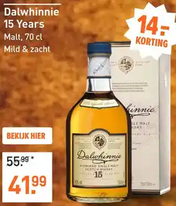 Gall & Gall Dalwhinnie 15 Years aanbieding