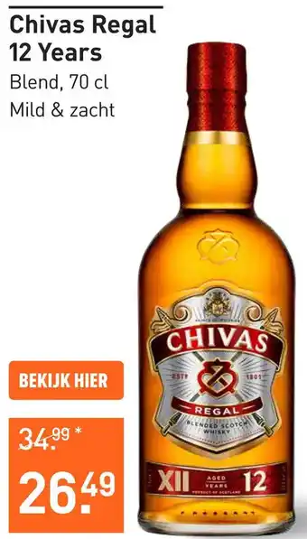 Gall & Gall Chivas Regal 12 Years aanbieding