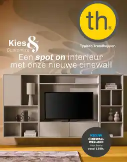 Trendhopper Cinewall Welland aanbieding