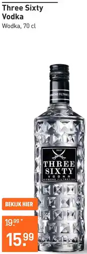 Gall & Gall Three Sixty Vodka aanbieding