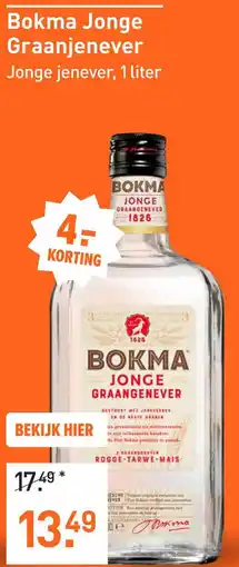 Gall & Gall Bokma Jonge Graanjenever aanbieding