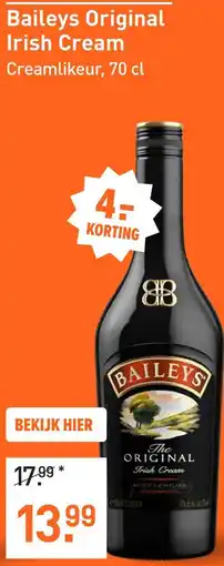 Gall & Gall Baileys Original Irish Cream aanbieding