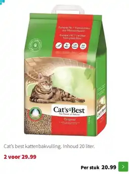 Intratuin Cat's best kattenbakvulling. aanbieding