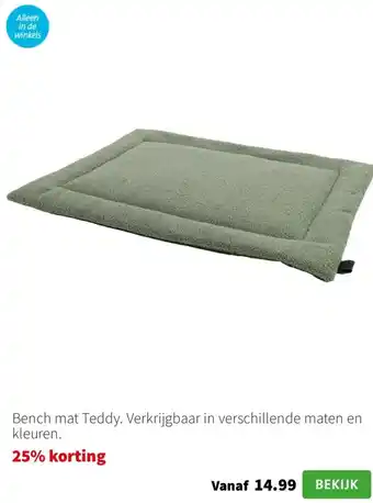 Intratuin Bench mat Teddy. aanbieding