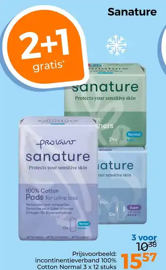 Trekpleister Sanature aanbieding