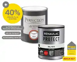 Praxis Perfection en Renaulac binnenlakken aanbieding