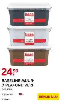 Praxis Baseline muur & plafond verf aanbieding