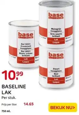 Praxis Baseline lak aanbieding