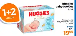 Trekpleister Huggies babydoekies aanbieding