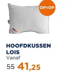 TotaalBED Hoofdkussen Lois | polyester vezels | aanbieding