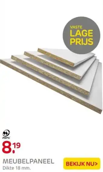 Praxis Meubelpaneel aanbieding