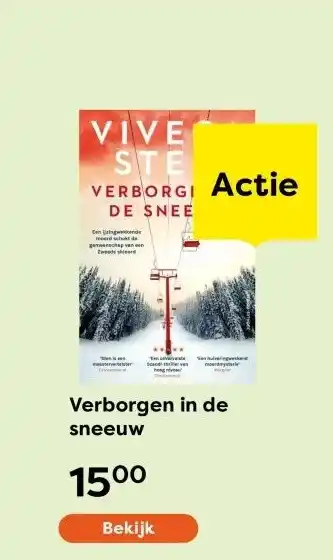 The Read Shop Verborgen in de sneeuw aanbieding