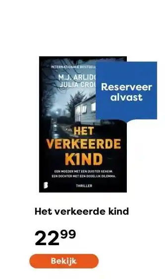 The Read Shop Het verkeerde kind aanbieding