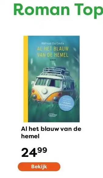 The Read Shop Al het blauw van de hemel aanbieding