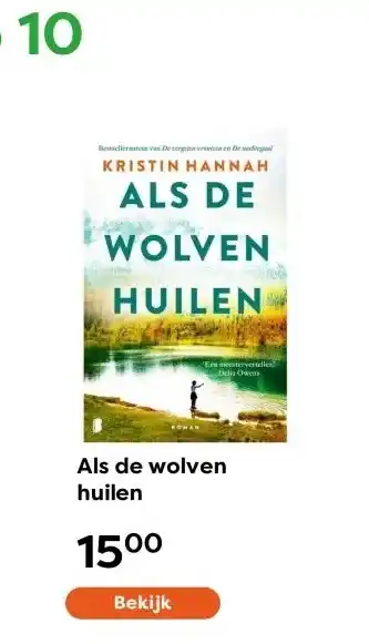 The Read Shop Als de wolven huilen aanbieding