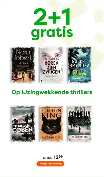 The Read Shop Op IJzingwekkende thrillers aanbieding