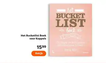 The Read Shop Het Bucketlist Boek voor Koppels aanbieding