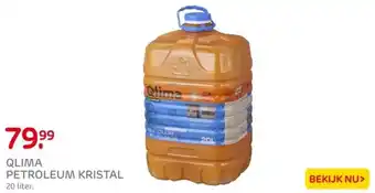 Praxis Qlima petroleum kristal aanbieding