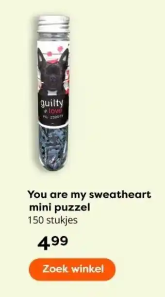 The Read Shop You are my sweatheart mini puzzel aanbieding