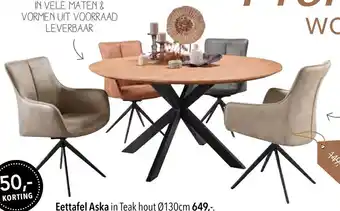 Pronto wonen Eettafel Aska aanbieding