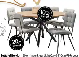 Pronto wonen Eettafel Belvio aanbieding