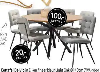 Pronto wonen Eettafel Belvio aanbieding