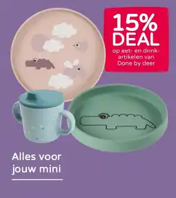 Prenatal 15% DEAL op eet- en drink- artikelen van Done by deer aanbieding