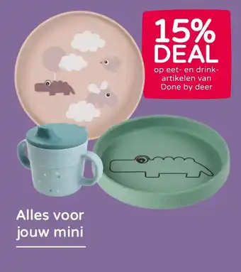 Prenatal 15% DEAL op eet- en drink- artikelen van Done by deer aanbieding