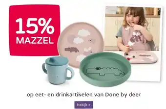 Prenatal 15% MAZZEL op eet- en drinkartikelen van Done by deer aanbieding