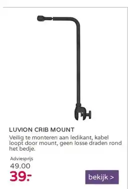 Prenatal Luvion Crib Mount aanbieding