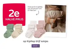 Prenatal 2e HALVE PRIJS op Kipkep blijf sokjes aanbieding