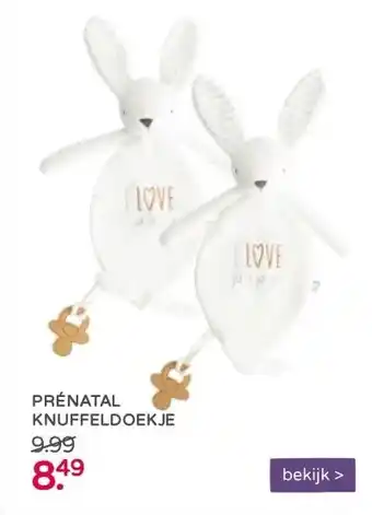 Prenatal Prénatal Knuffeldoekje I Love Mama aanbieding