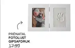 Prenatal Prénatal fotolijst met gipsafdruk aanbieding