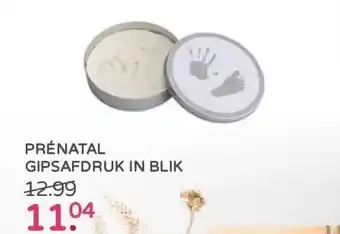 Prenatal Prénatal gipsafdruk in blik aanbieding