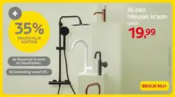 Praxis Al een nieuwe kraan aanbieding