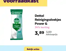 Plein.nl Dettol Reinigingsdoekjes Power & aanbieding