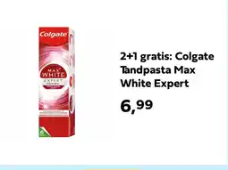 Plein.nl 2+1 gratis: Colgate Tandpasta Max White Expert aanbieding