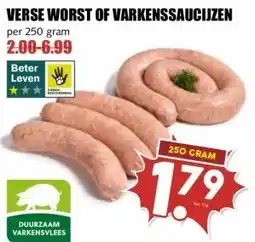 MCD Supermarkt VERSE WORST OF VARKENSSAUCIJZEN aanbieding