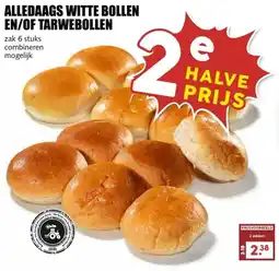 MCD Supermarkt ALLEDAAGS WITTE BOLLEN EN/OF TARWEBOLLEN aanbieding