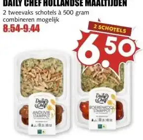 MCD Supermarkt DAILY CHEF HOLLANDSE MAALTIJDEN aanbieding