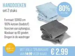 MCD Supermarkt HANDDOEKEN aanbieding