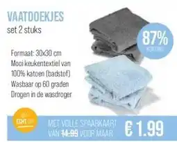 MCD Supermarkt VAATDOEKJES aanbieding