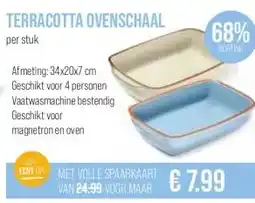 MCD Supermarkt TERRACOTTA OVENSCHAAL aanbieding