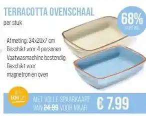 MCD Supermarkt TERRACOTTA OVENSCHAAL aanbieding